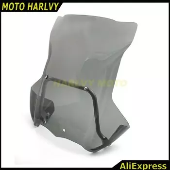 Переднее лобовое стекло из АБС-пластика для мотоцикла + боковые дефлекторы ветрового стекла для BMW R1200GS Adventure 2005-2012