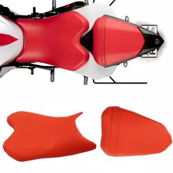 Переднее сиденье для водителя мотоцикла, подушка для YAMAHA YZF R6 600 YZF-R6 2008-2013 2014 2015 YZFR6, красное заднее седло для пассажира