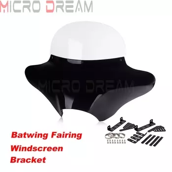 Переднее внешнее ветровое стекло для Harley Road king Softail Fatboy Yamaha XVS650/XVS1100 V Honda VT750 1100