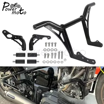 Передние и задние аварийные подножки для Harley Softail Street Bob FXBB FXBBS Low Rider ST FXLRST S FXLRS FXLR Fat Bob FXFB FXFBS 2018-2024