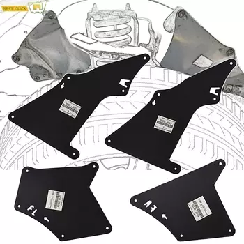 Передние и задние автомобильные брызговики, вкладыши на крылья для Toyota Land Cruiser Prado 2003-2020, брызговики, брызговики, фартук, уплотнение