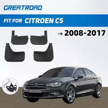 Передние и задние брызговики автомобиля OVERE для Citroen C5 2008 2009 2010 2011 2012 2013 2014 2015 2016 2017, аксессуары, Стайлинг брызговиков