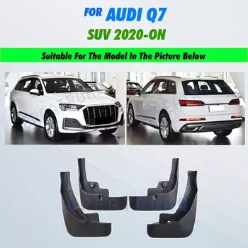 Передние и задние брызговики для Audi Q7 2020 2021, брызговики для автомобиля, брызговики, брызговики