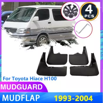 Передние и задние брызговики для Toyota Hiace H100 1993 ~ 2002 2003 2004, брызговики, защита колес, автомобильные аксессуары