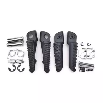 Передние и задние подножки мотоцикла, подножки для Kawasaki Z750 Z1000 ER6F ER6N ZX-6R ZX-9R ZX-10R ZX-12R ZZR1200 GTR1400 ZZR1400