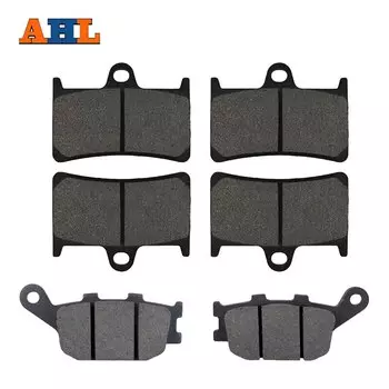 Передние и задние тормозные колодки AHL для мотоциклов Yamaha MT-07 и MT-09 (2014-2015-2016) FZ1 Fazer Naked (2006-2016)