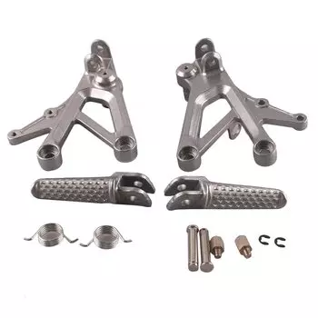 Передние Подножки для мотоцикла, подножки, скобы, кронштейны для Honda CBR600 F4 1999 2000 & CBR 600 F4i 2001 2002 2003 2004 2005 2006