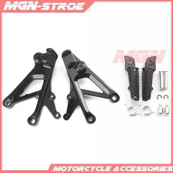 Передние Подножки, подножки, педали, кронштейн для CBR600 F4 CBR600F4 1999-2000 CBR600F4I CBR600 F4I 2001-2006