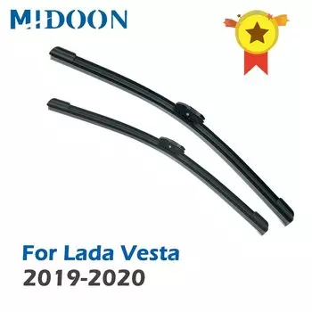 Передние щетки стеклоочистителя MIDOON для Lada Vesta 2019 2020, лобовое стекло, переднее окно 24 "+ 18"