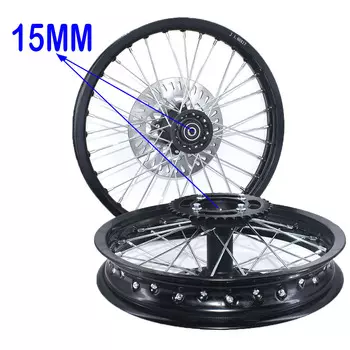 Передние Задние диски 1,60-17 дюймов, 1,85-14 дюймов, алюминиевый сплав, со звездочками, дисковые тормоза для KLX CRF Kayo ESB, мотоцикла для питбайка, грязевого велосипеда