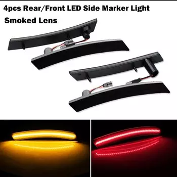 Передние желтые задние красные фонари для фонарей заднего фонаря для 2002-2008 1-го поколения MINI Cooper R50 R52 R53 поворотники