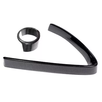 Передний бампер автомобиля, центральная решетка V-образной формы, накладка из углеродного волокна, ABS, подходит для Alfa Romeo Stelvio 2017 2018 2019 2020