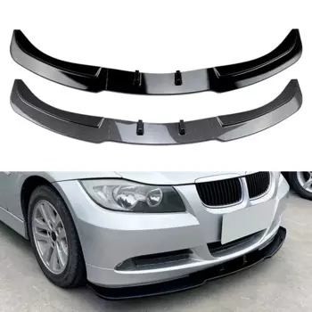 Передний бампер автомобиля, спойлер, накладка, аксессуары, 3 шт. для BMW E90 E91 3 серии 320i 330i, базовая модель седана, только 2005 2006 2007 2008