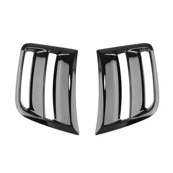 Передний бампер, боковая крышка вентиляционного отверстия для Subaru Impreza WRX ST/WRX 2009-2014, углеродное волокно, глянцевая черная накладка на впускную раму крыла