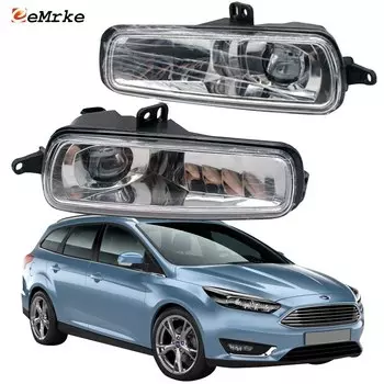 Передний бампер для Ford Focus 3 Fiesta ST Mondeo Tourneo Transit Custom светильник 2, передний бампер для автомобиля, дневные ходовые огни, 15 Вт, 4000 лм, 12 В