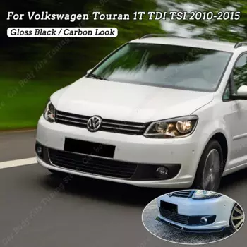 Передний бампер для Volkswagen, для VW Touran 1T TDI TSI 2010 2011 2012 2013 2014 2015, сплиттер для губ, спойлер, диффузор, комплект для тюнинга кузова