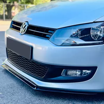 Передний бампер для VW POLO MK5 6R 6C TDI TSI 2009-2018, бампер для автомобиля, крышка спойлера, Передняя Защитная крышка для губ, комплект для тюнинга, 2 шт.