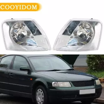 Передний бампер, фара, угловой указатель поворота для VW Passat B5 1998 1999 2000 2001 2002 2003 2004 2005, боковой габаритный фонарь