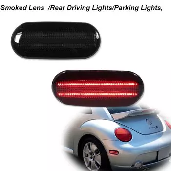 Передний бампер iJDM и заднее крыло, боковые габаритные лампы в сборе для Volkswagen Beetle, указатели поворота, как DRL/парковочные огни