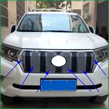 Передний бампер из нержавеющей стали для Toyota Land Cruiser Prado FJ150 2018