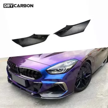 Передний бампер из углеродного волокна для BMW G29 Z4 фартуки боковые разветвители автомобильные передние разветвители Комплект кузова 2019 2020 2021