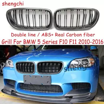 Передний бампер из углеродного волокна M5 F10 для BMW 5 серии F10 F11 520i 523i 528i 530i 535i 550i 2010-2016