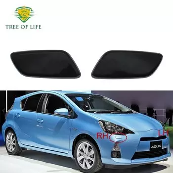 Передний бампер, лампа для фар, шайба, привод для очистки распылителя, крышка для Toyota Aqua Prius C 2011-2017 85353-52010 85354-52010