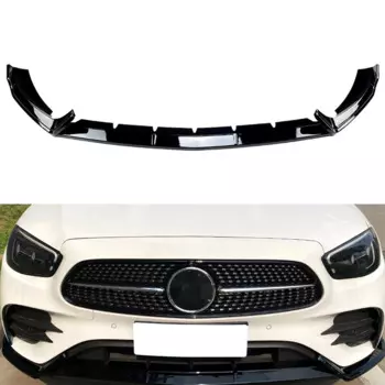 Передний бампер, нижний спойлер, разделитель для губ, лезвие для Mercedes Benz E Class W213 E260 E300 AMG 2021 2022 2023