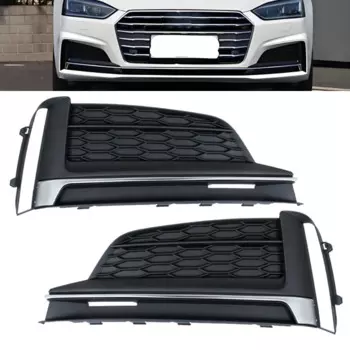 Передний бампер, низкая противотуманная фара, ободок для Audi A5 Sport S5 Sline 2017 2018 2019, автомобильные аксессуары, противотуманные фары, решетка радиатора