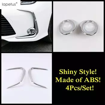 Передний бампер, противотуманная фара, кольцевая рамка, крышка в полоску для век, хромированная отделка, аксессуары для Toyota Corolla E210 2019-2025