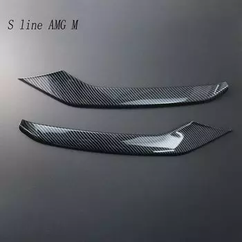 Передний бампер противотуманная фара рамка украшение накладка наклейки для BMW 5 серии G30 G38 2020-2022 автомобильные Стайлинг внешние аксессуары