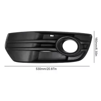 Передний бампер, противотуманная Рабочая решетка для Audi Q5 2009-2012, левая/правая фара, хромированная Защитная крышка гриля OEM:8R0807681A