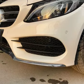 Передний бампер решетка противотумансветильник фара крышка для Mercedes-Benz C-Class W205 C180 C200 C260 2015-2018 AMG модификация