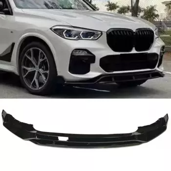 Передний бампер, спойлер, губа для BMW X5 G05 2019-2023 м, спортивный глянцевый черный нижний сплиттер автомобиля, защитная пластина, лезвие, защита корпуса