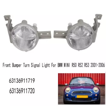 Передний бампер, Задний сигнал поворота для BMW MINI R50 R52 R53 2001-2006 63136911719, запасные части