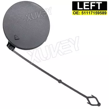 Передний буксировочный крюк, накладка на глаза, левый и правый бампер, буксировочная крышка, Неокрашенная 51117159589 51117159590 для BMW X5 E70 3.0si 4.8i 3.0d 2007-2010