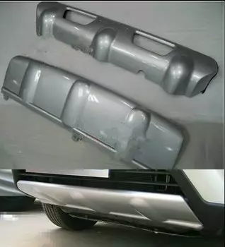 Передний и задний бампер из АБС-пластика, Нижняя защита с отверстием для ключа для nissan Rogue X-Trail T31 2008-2013, аксессуары для автостайлинга