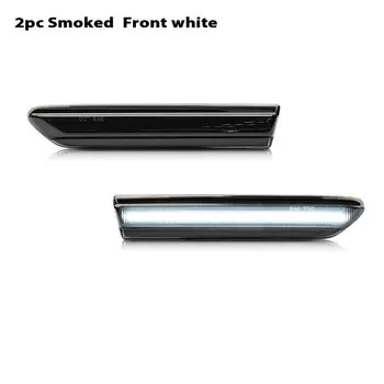 Передний и задний светодиод iJDM для автомобиля 2004-2008 Acura TL, полностью светодиодный боковой габаритный фонарь, передний и задний янтарный красный, автоматический указатель поворота 12 В