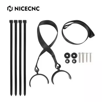 Передний и задний удерживающий ремень, подъемная ручка для KTM Husqvarna Husaberg Honda Suzuki Kawasaki Suzuki Enduro, диаметр вилки 50-70 мм