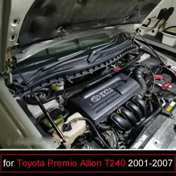 Стойки капота для Toyota Premio Allion T240 2001-2007, передняя капот, модифицированная подъемная опора, амортизатор, демпферный цилиндр, стержни PIston