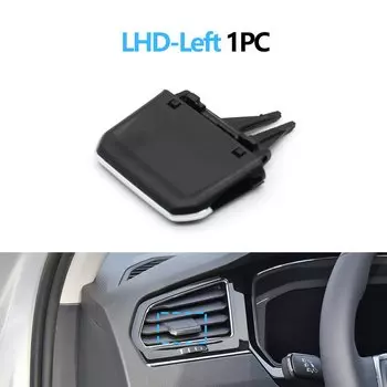 Передний кондиционер автомобиля, переключатель вентиляционного отверстия переменного тока, зажим для карты, ручка направления ветра для VW Volkswagen Tiguan 2017-2022