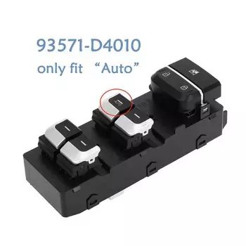 Передний левый электрический главный переключатель управления стеклоподъемником, кнопка стеклоподъемника для Kia Optima 2016 2017 2018 93571-D4000 93571-D4010