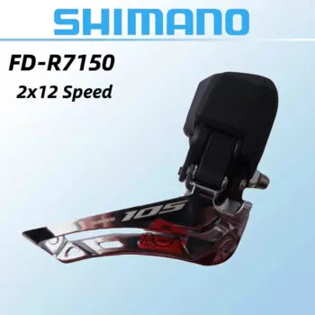 Передний переключатель передач SHIMANO 105 Di2 FD R7150 2x12 скоростей R7100 Di2 серия FD R7150 Запчасти для дорожного велосипеда