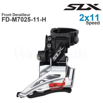Передний переключатель передач SHIMANO SLX M7000, оригинальные детали 2x11-speed