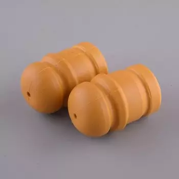 Передний противоударный стоп 52060428AB для автомобиля, комплект из 2 предметов, для Jeep Wrangler JK 3.8L 3.6L Dodge Ram DM DP, желтый пластик