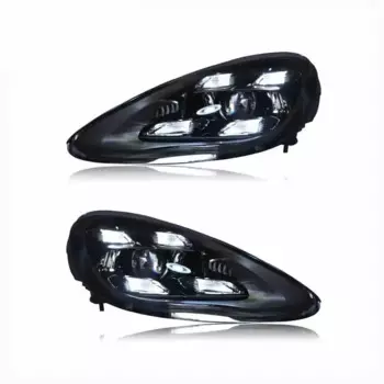 Передняя фара Direct Cayenne, светодиодные фары для Porsche Cayenne 958, обновленная лампа 2011-2014, матричный стиль