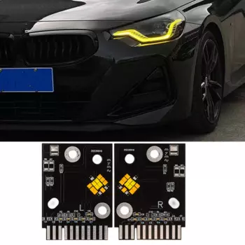 Передняя фара для BMW 2 серии G87 M2 M240i 220 225 230-2022, головная лампа, искусственная работа в дневное время, дневная подсветка
