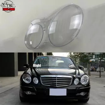 Передняя фара для Mercedes-Benz E-Class W211 E240 E200 E350 E300 2005-2009, стеклянная крышка, фары, прозрачная оболочка, объектив