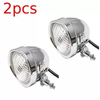 Передняя фара для мотоцикла, 12 В постоянного тока, 4 дюйма, прозрачная крышка, Противоударная фара, головная лампа, детали для замены мотоциклов, велосипедов, велосипедов, мотоциклов, велосипедов, велосипедов