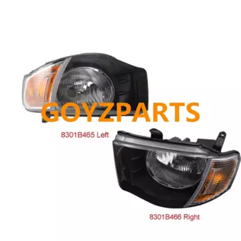 Передняя фара головного света для Mitsubishi L200 Triton Strada KA4T KA5T KB4T KB5T KB7T KB8T 4D56 8301B465 8301B466 8301B472 83, 2 шт.